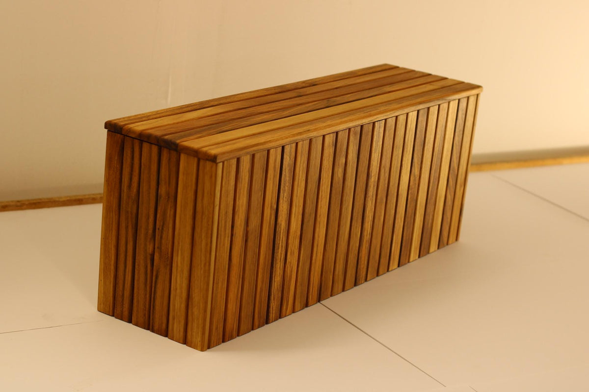 Teak storage step