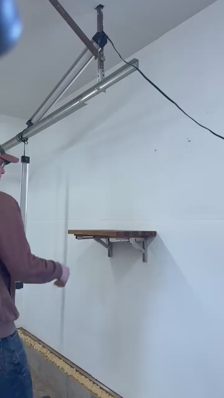 Video showing teach bench on wall